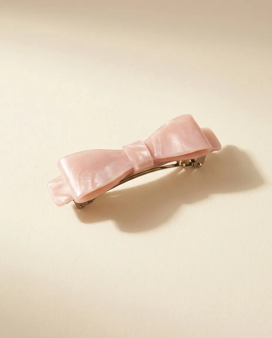 Acetate Bow Barrette