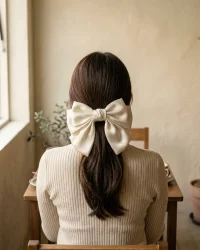 Big Satin Bow, worn in the hair