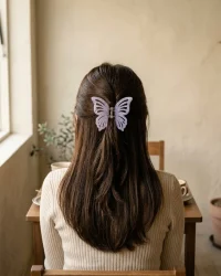 Butterfly Claw, worn in the hair
