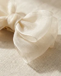 Organza Double Bow, close up