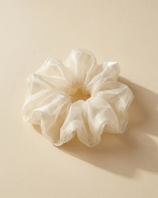 Oversized Organza Scrunchie