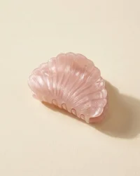 Scallop Shell Claw in Rose Mica