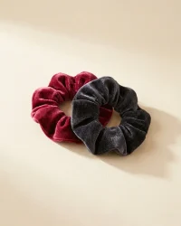 Velvet Scrunchie Duo
